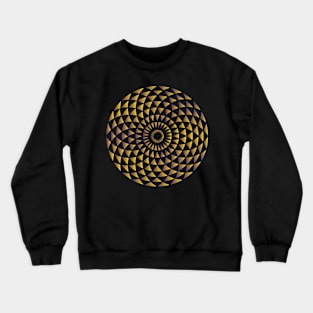 Mandala Torus Gold Crewneck Sweatshirt